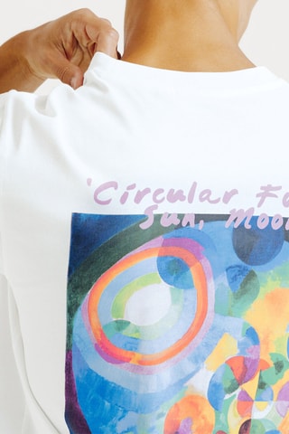 T-shirt regular en coton biologique - Blanc