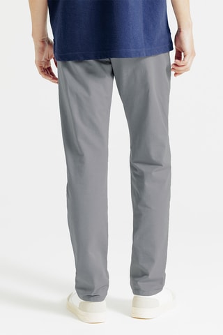 Pantalon straight - Bleu-gris