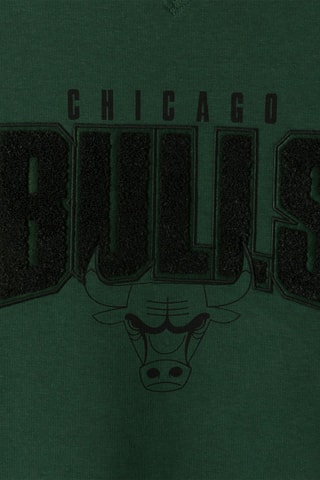 Sweat en coton biologique Chicago Bulls - Vert foncé