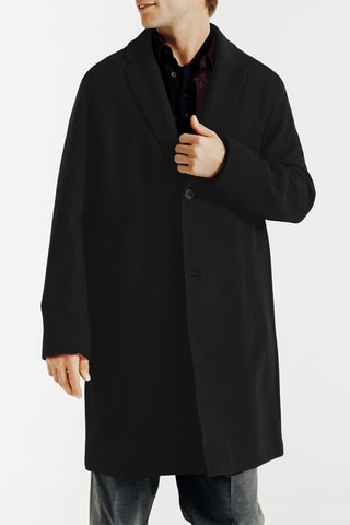 Manteau en laine - Noir