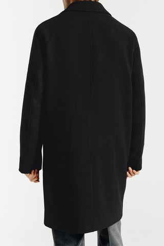 Manteau en laine - Noir