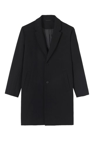 Manteau en laine - Noir