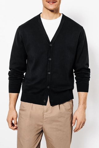 Gilet en coton biologique - Bleu foncé