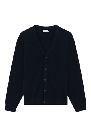 Gilet en coton biologique - Bleu foncé
