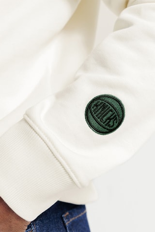 Polo regular New York Knivks NBA - Ecru