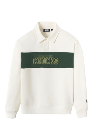 Polo regular New York Knivks NBA - Ecru