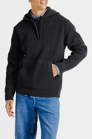 Sweat à capuche - Gris foncé