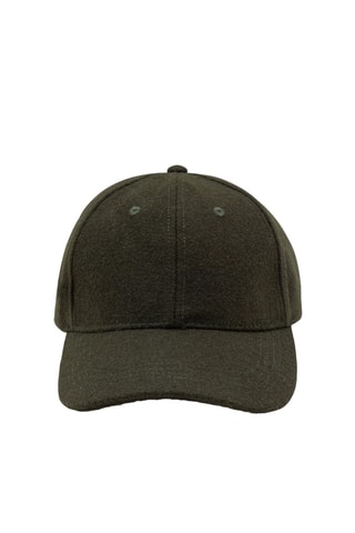 Casquette en laine - Kaki