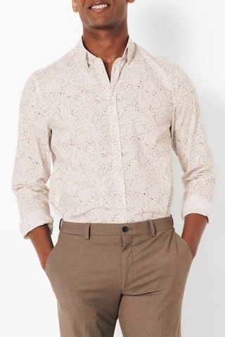 Chemise slim - Beige