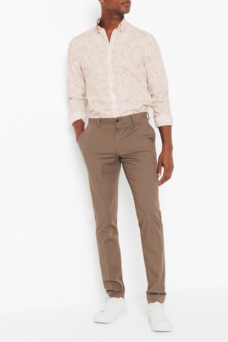 Chemise slim - Beige