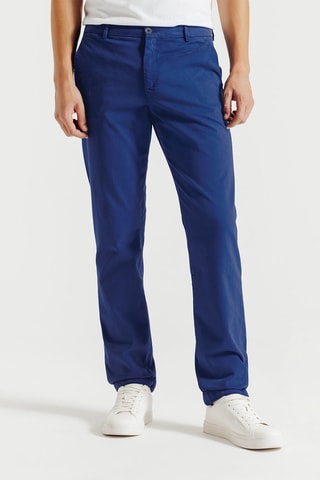 Chino droit - Bleu cobalt