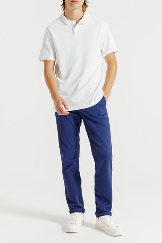 Chino droit - Bleu cobalt