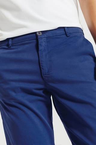 Chino droit - Bleu cobalt