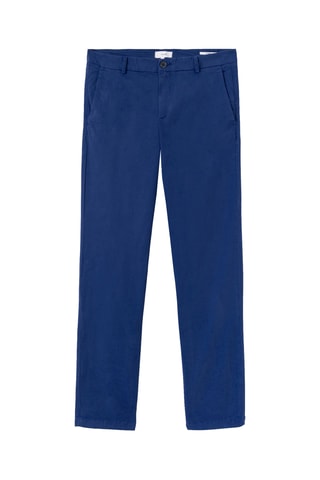 Chino droit - Bleu cobalt