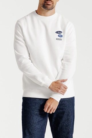 Sweat en coton biologique - Blanc