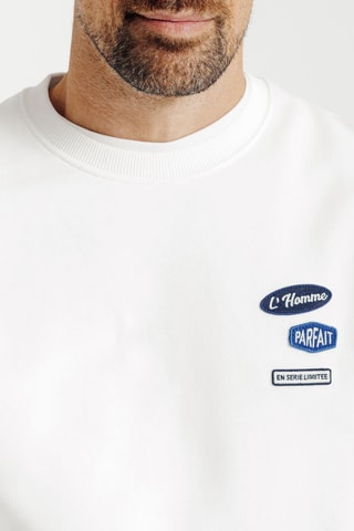 Sweat en coton biologique - Blanc