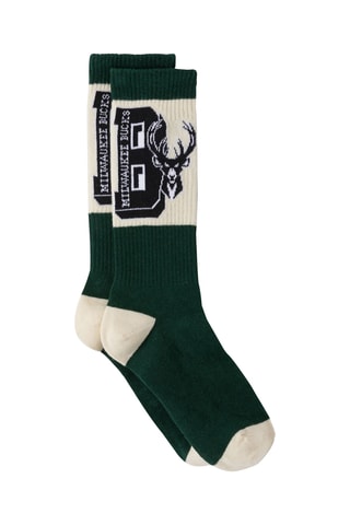 Chaussettes en coton biologique Bucks de Milwaukee - Kaki