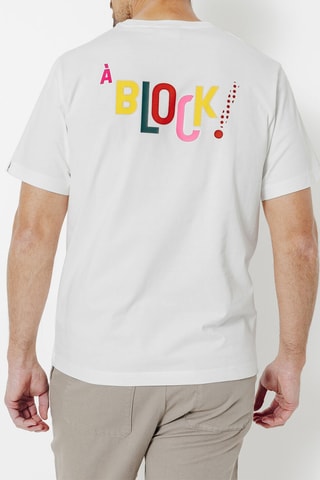 T-shirt regular en coton biologique Tour de France - Blanc