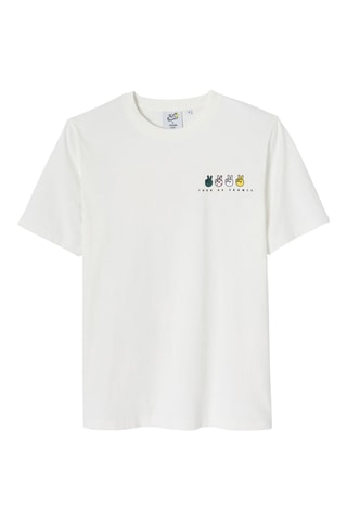 T-shirt regular en coton biologique Tour de France - Blanc