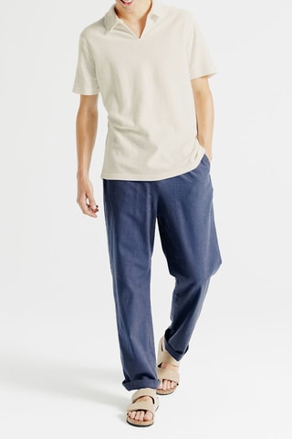 Polo regular - Ecru