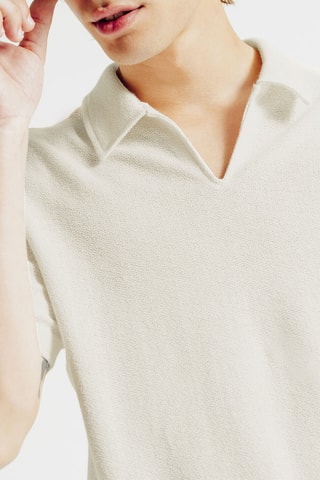 Polo regular - Ecru
