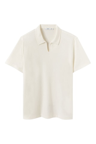 Polo regular - Ecru