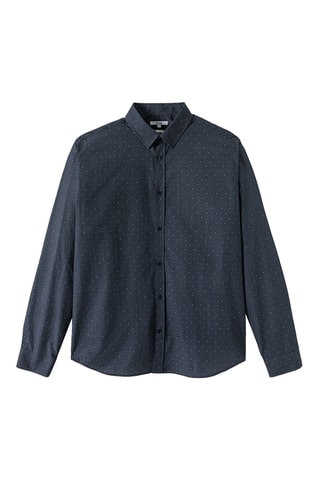 Chemise slim - Bleu cobalt