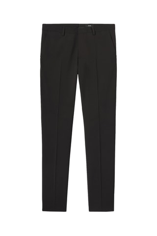 Pantalon slim en laine - Marron