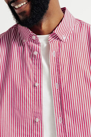 Chemise relugar en coton biologique - Rouge