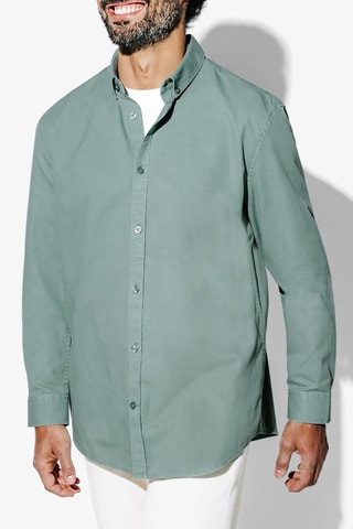 Chemise regular - Vert d’eau