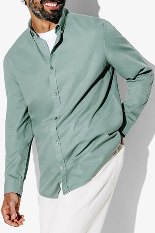 Chemise regular - Vert d’eau