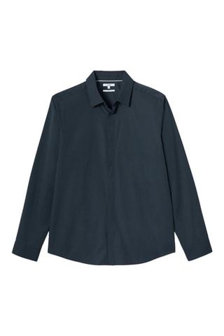 Chemise slim - Bleu marine
