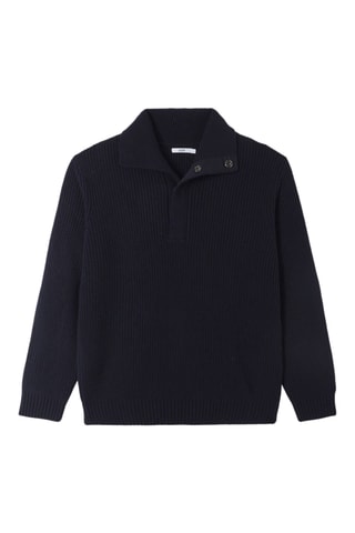 Pull en laine - Bleu nuit