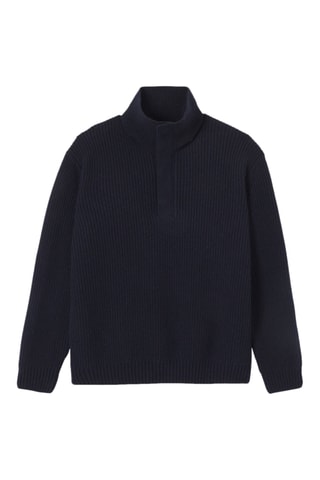 Pull en laine - Bleu nuit
