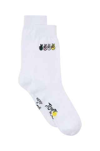 Chaussettes Tour De France 2025 - Blanc