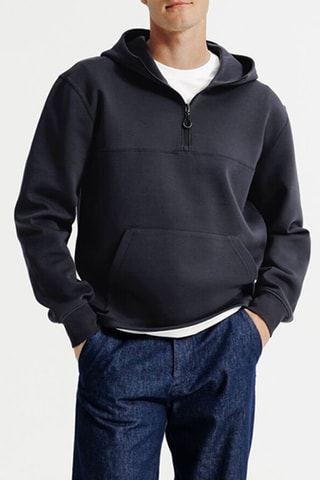 Sweat à capuche - Bleu foncé