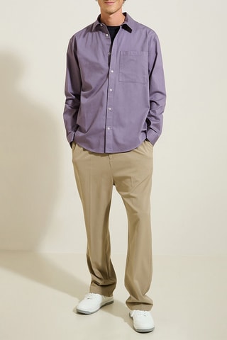 Chemise oversize - Mauve