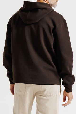 Sweat à capuche - Marron foncé