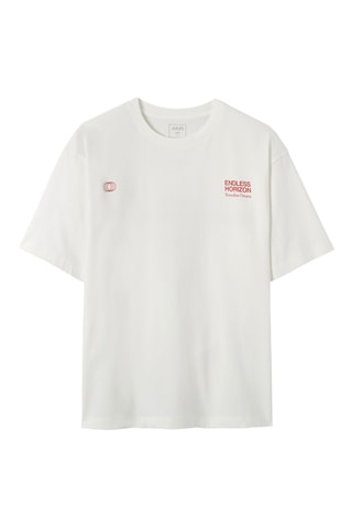 T-shirt relaxed - Blanc