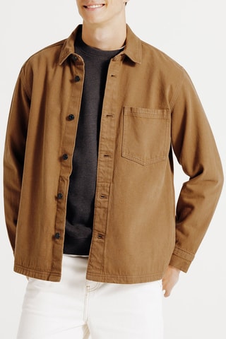 Surchemise regular - Camel