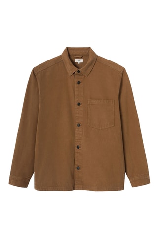 Surchemise regular - Camel