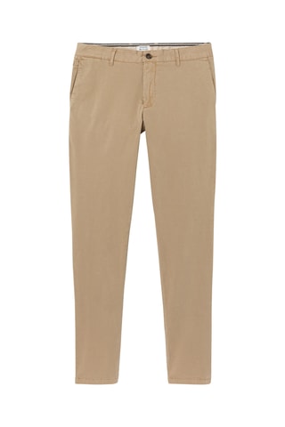 Chino slim en coton biologique - Beige - Longueur 34