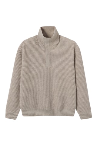 Pull en laine vierge - Beige