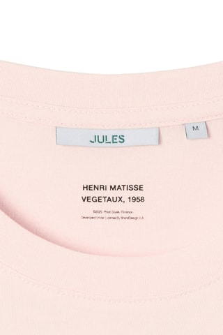 T-shirt regular en coton biologique - Rose