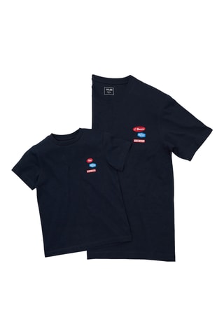 T-shirt regular - Bleu foncé