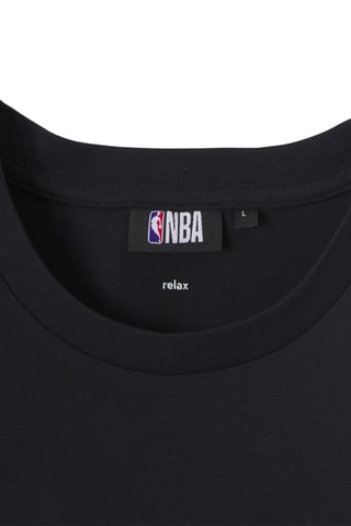 T-shirt relaxed en coton biologique Spurs de San Antonio - Noir
