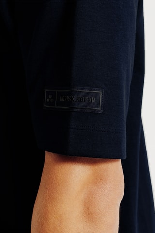 T-shirt relaxed en coton biologique - Bleu nuit