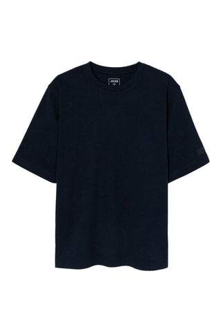 T-shirt relaxed en coton biologique - Bleu nuit