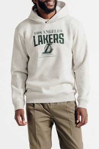 Sweat à capuche Los Angeles Lakers NBA - Beige chiné