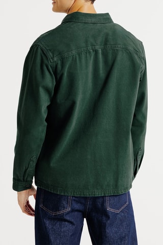 Surchemise en jean regular - Vert foncé